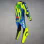Blue Motorbike Leathers Valentino Rossi right side view