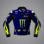 Valentino Rossi Yamaha Motorbike Jacket Blue MotoGP 2024 front view