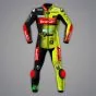 VR46 Leather Suit Franco Morbidelli Ducati MotoGP 2026 front view 