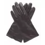 Leather gloves lady with wool