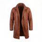 Working Girl 80s Style Leather Coat Front View