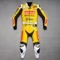 yellow leather suits