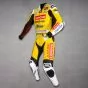 Yellow Leather Suit Francesco GP 2023 left view