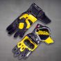 Yellow Motorcycle Gloves Francesco 2023 open view