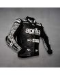 Aleix Espargaro Black And White Motorcycle Jacket Aprilia WT 2022 right view