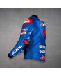 Alex Rins Suzuki GSXR Jacket Blue MotoGP 2021 left back view