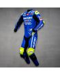Costume En Cuir Suzuki Alex Rins Motogp 2018 Vue du côté gauche