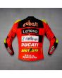 Alvaro Bautista Ducati Red Leather Jacket WSBK 2023 back view