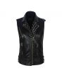 Leather Studded Vest