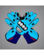 Blue Motorbike Gloves