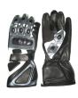 Bravo Grey Motorbike Race Gloves