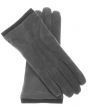 Cashmere Wool Lined Grey Suede Gloves