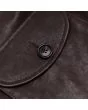 Cossack Leather Jacket Brown flap