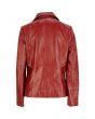 red fashion leather jacket