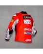 Francesco Bagnaia Leather Motorcycle Jacket Ducati MotoGP 2021 side view