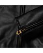 Heritage Black Biker Jacket Women cuff