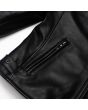 Heritage Black Biker Jacket Women side pocket