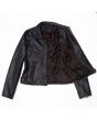 women's leather moto jacket