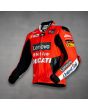 Giacca Moto Ducati Pelle Jack Miller MotoGP 2021 Vista a sinistra
