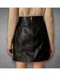 Black Leather Mini Skirt