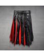 black pleated kilt