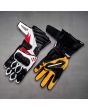 Legend Biker Leather Gloves upper and lower view