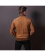 camel leather jacket