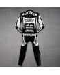 Marc Marquez Motorcycle Road Racing Leathers Winter Test 2022 back view