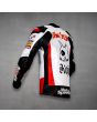 Noriyuki Haga Ducati Retro Leather Jacket WSBK 2004 left back view
