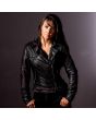 Cazadora Cuero Mujer