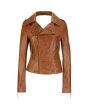 distressed leather jacket
