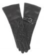 Long leather gloves lady