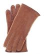 Sueded Lamb Shearling Fashion Gloves