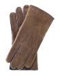 Sueded Lamb Shearling Fashion Gloves