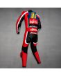 Tetsuya Harada Aprilia GP 1999 Racing Leathers left side view