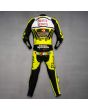 Valentino Rossi Nastro Azzurro Honda MotoGP Leathers back view
