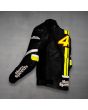 VR46 Valentino Rossi Leather Jacket left back view