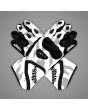 White Moto Gloves