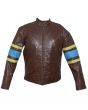 Wolverine Braune Lederjacke