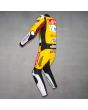 Yellow Leather Suit Francesco GP 2023 left side view