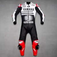 Jonathan Rea Yamaha Motorcycle Riding Overalls Winter Test 2023 front view