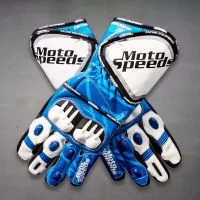 Alex Marquez Protective Motorcycle Gloves 2022 upper view