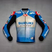 suzuki leather racing jacket