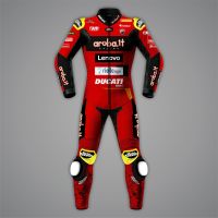 Alvaro Bautista Safety Racing Suit Ducati WSBK 2023 front view