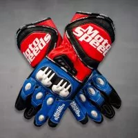 Andrea Dovizioso Gloves for Riding Motorcycle 2020 upper view