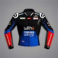 Andrea Dovizioso Yamaha Biker Jacket MotoGP 2022 front view