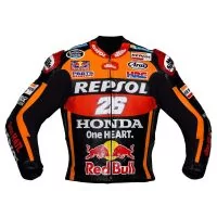 Dani Pedrosa 26 Honda Repsol Black Jacket 2017 front view