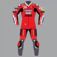 Danilo Petrucci Ducati Race Suit MotoGP 2020 front view