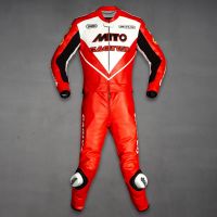 Eddie Lawson Cagiva 1992 Motorcycle Suit front view