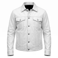 Once Upon a Time in Hollywood Cliff Booth Leather Jacket front view